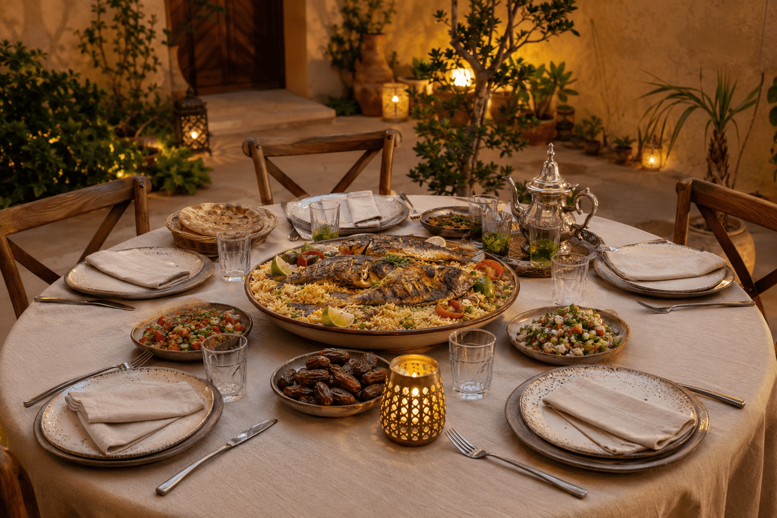 Retrouvailles autour d'une table